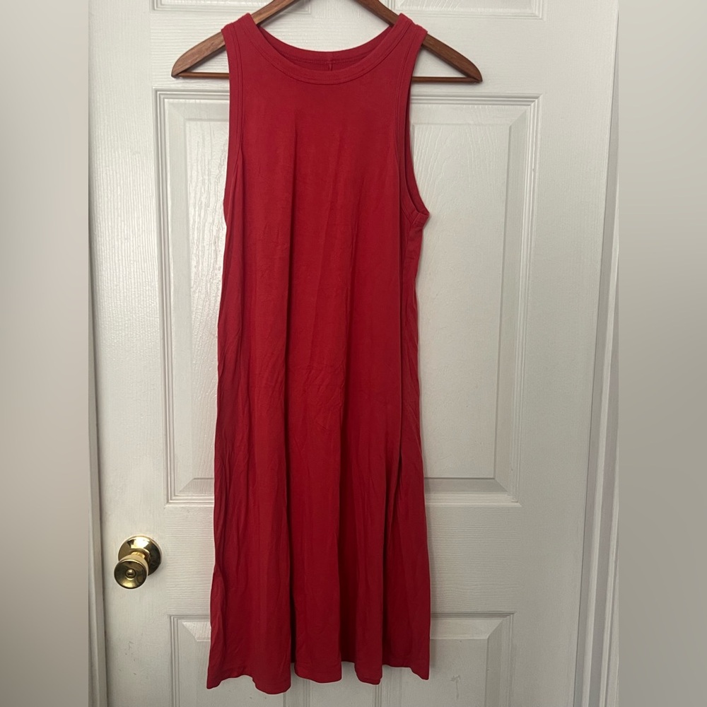 a new day Red Midi Dress